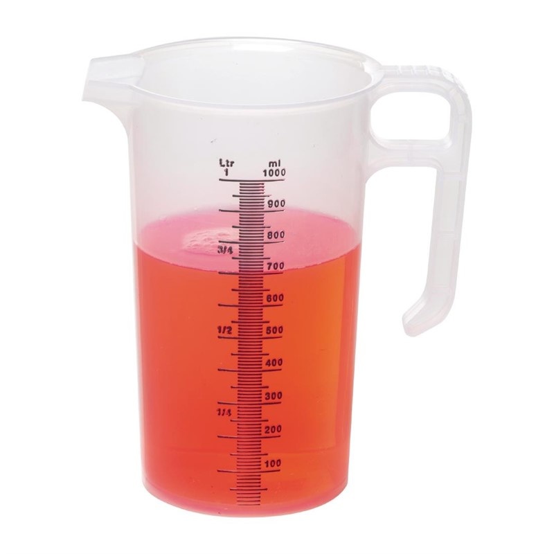 Pro-Measures Maatbeker polypropyleen 1 liter, foto 4 van 4