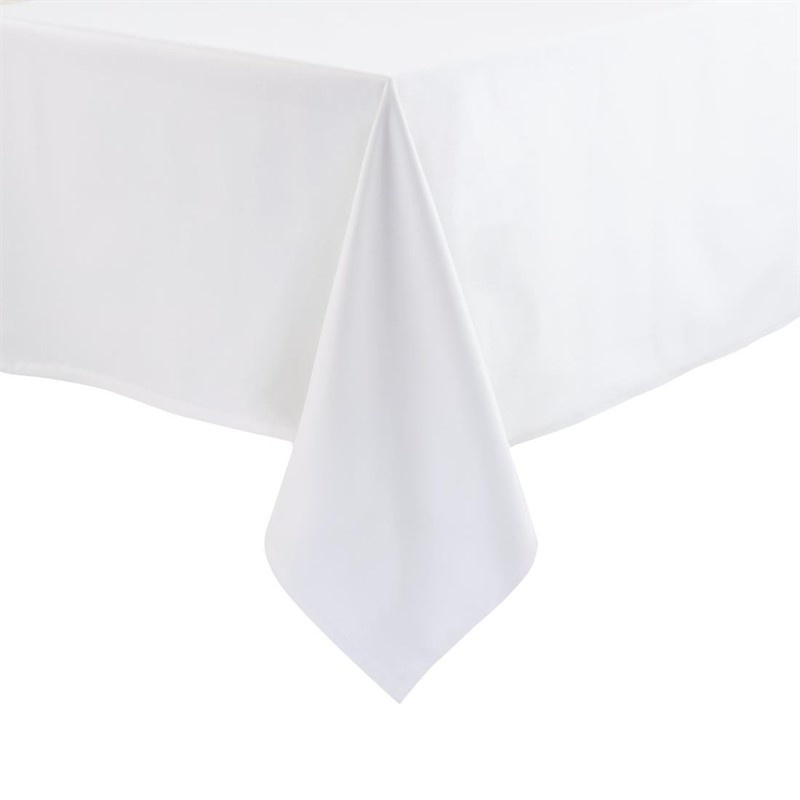 Mitre Essentials Mitre Essentials Ocassions tafelkleed wit rechthoekig 100% polyester | 135 x 230 cm.