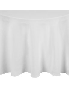 Mitre Essentials Tafelkleed rond wit 100% polyester | Ø 230 cm.