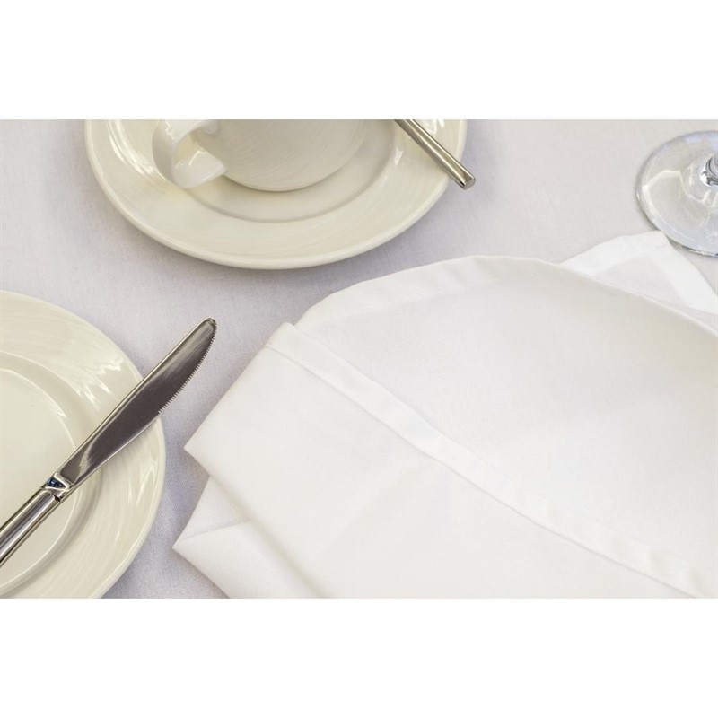 Mitre Essentials Mitre Essentials Tafelkleed rond wit Ø280 cm. | 100% polyester, foto 3 van 3