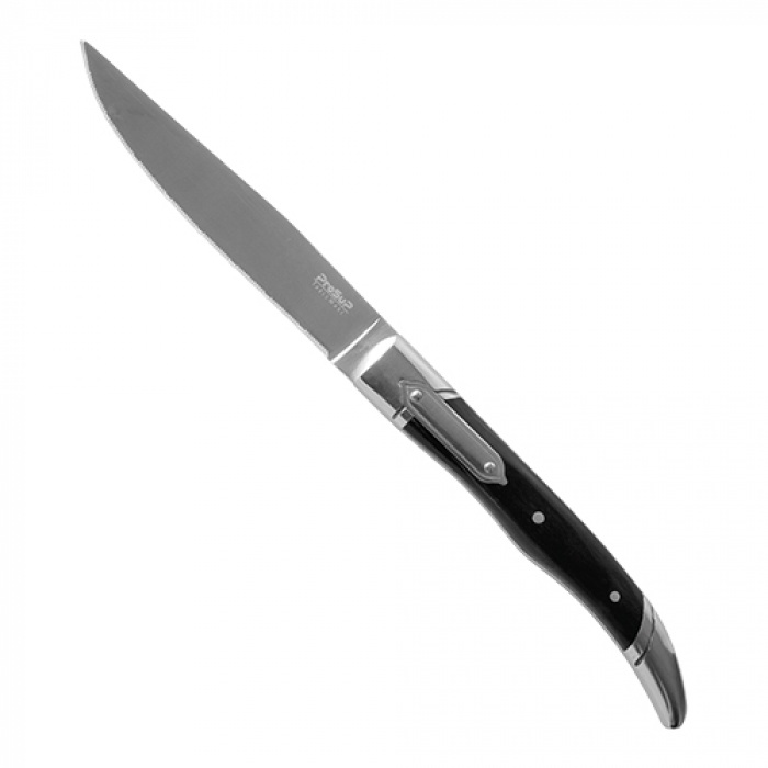 Steakmes met micro kartel RVS | Lengte 23 cm.