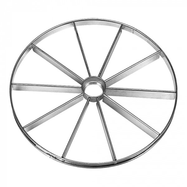 Taartverdeler voor 10 taartpunten RVS | Ø33xH2.8 cm.