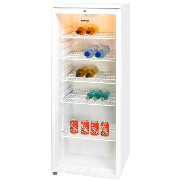 Gastro-Cool Koelkast met glazen deur 260 Liter | 1°C - 10°C | 54.5x58xH144cm -