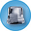 Diamond IJsblokjesmachine watergekoeld systeem | 155 kg / 24 uur | 840x740x1075 (+110)mm.