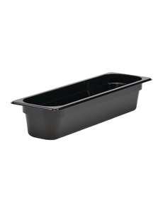 Cambro Camwear GN 2/4 gastronormbak zwart | 100mm diep