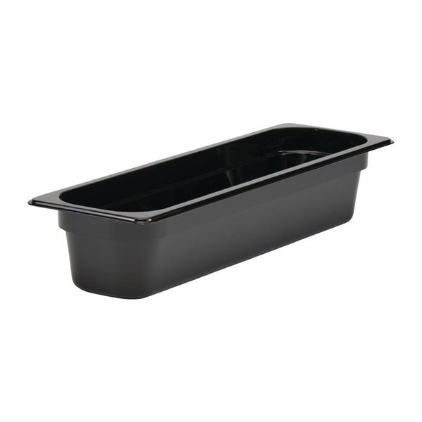 Cambro Camwear GN 2/4 gastronormbak zwart | 100mm diep