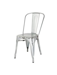 Bolero Bolero Bistro gegalvaniseerd stalen stoelen (4 stuks)