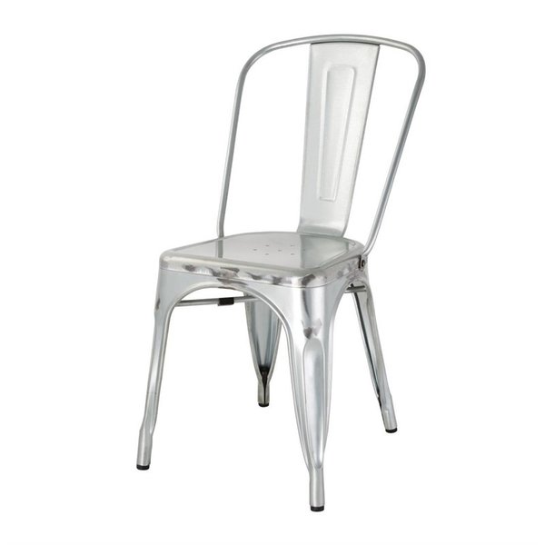 Bolero Bolero Bistro gegalvaniseerd stalen stoelen (4 stuks)