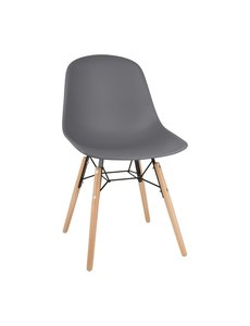 Bolero Bolero Arlo stoelen donkergrijs (2 stuks)