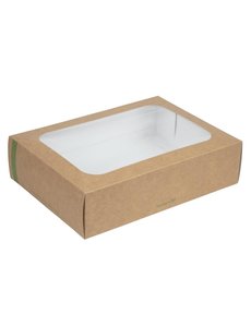 Vegware Composteerbare sandwichbox met deksel medium | 50 stuks