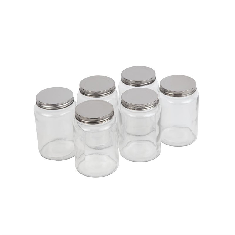 Vogue Vogue Glazen pot met schroefdeksel 550 ml. | Per 6 stuks, foto 2 van 2