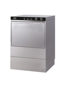 Gastro-Inox Vaatwasmachine elektronisch met naglans 50x50cm | 230V / 3.6kW | Max laadhoogte 360mm.