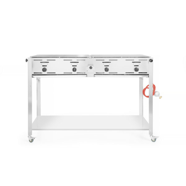 Hendi Grill master quattro gasbarbecue met 4 branders | Propaan en butaangas