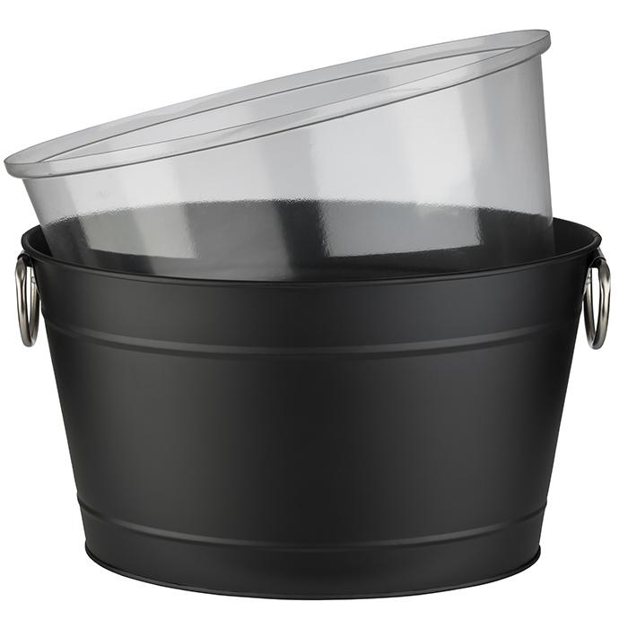 APS Flessenkoeler mat zwart 11 liter | Ø40x28xH22cm, foto 2 van 3