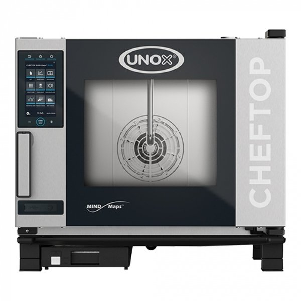 UNOX UNOX ChefTop combisteamer MindMaps PLUS | 5x GN1/1 | 400V / 9.3kW | Greep links