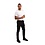 Whites Slim fit stretch cargo broek zwart 30