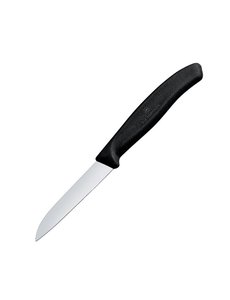 Victorinox Schilmesje recht model zwart | Lemmet 8 cm.