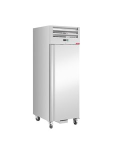 Gastro-M Vriezer met 1 deur 376 liter RVS | -10°C tot -20°C | 68x81xH200cm.