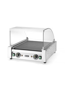  Glazen cover voor worstenroller grill