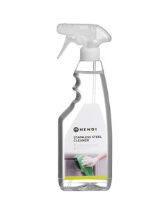 Hendi Roestvast staal reiniger 500 ml. | Vuil- en waterafstotend.