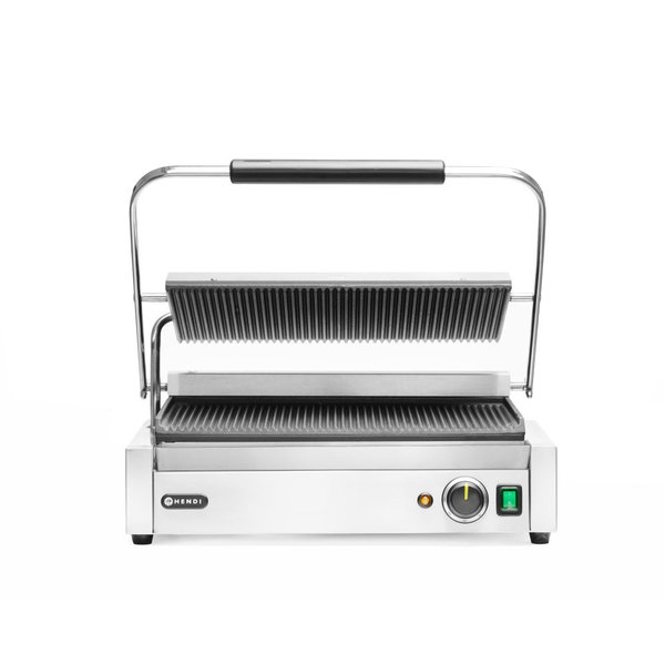 Hendi Hendi Contactgrill Panini XL tot 300 ̊C | 2700Watt | 548x464xH231mm.