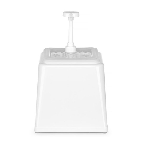 Hendi Sausdispenser met pomp wit 2.5 liter | 230x210xH250mm.