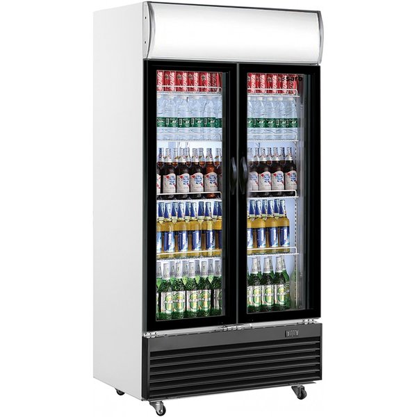 Saro Saro Display koelkast met 2 glazen deuren 800 Liter  | GTK 800 |  100 x 73 x H203 cm.