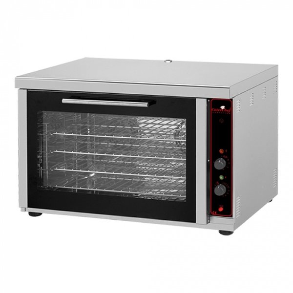 CaterChef Heteluchtoven bakkerij manueel | 4x 60x40cm. | 230V / 3400Watt  | H55x64x88cm