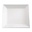 APS APS Pure vierkante melamine schaal wit 18x18cm