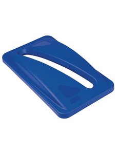 Whites Rubbermaid Slim Jim deksel blauw