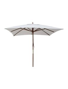 Bolero Parasol vierkant 2.5 x 2.5 meter grijs | Hoogte 268 cm.