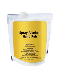 Whites Rubbermaid Manual ongeparfumeerde handreiniger spray 60% alcohol - 400ml (12 stuks)