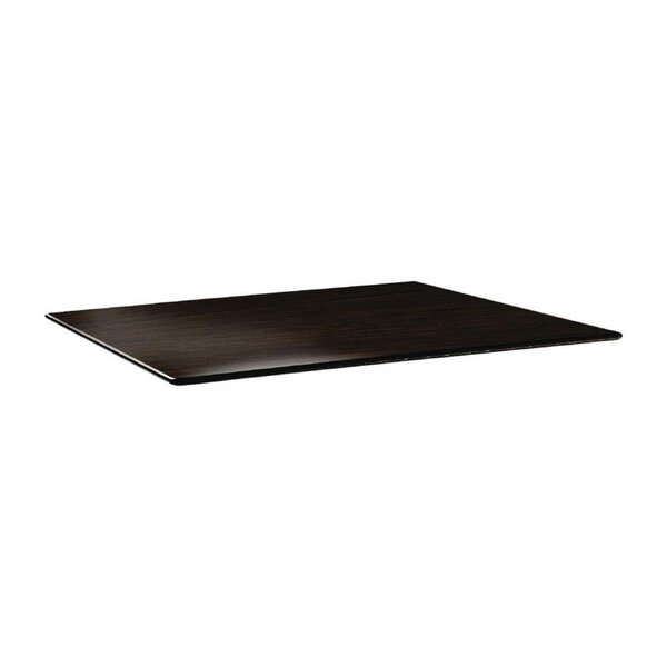 Topalit Topalit Smartline rechthoekig tafelblad wengé | 120 x 80 cm.