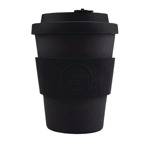 Whites Kerr & Napier Ecoffee Cup herbruikbare bamboe koffiebeker zwart 340ml