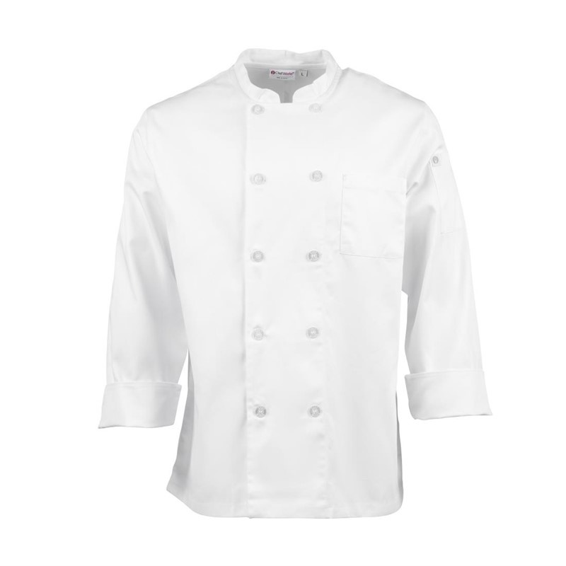 Chef Works Chef Works Le Mans unisex koksbuis wit L