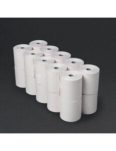 Olympia Olympia niet-thermische duplo kassarol 76x71mm wit/roze (20 stuks)