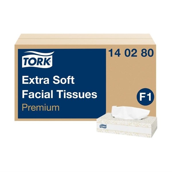 Tork Tork Premium 100-pak gezichtsreinigingsdoekjes extra soft 2-laags (30 stuks)