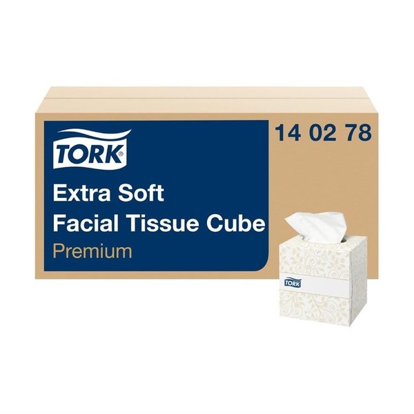 Tork Tork Premium 100-pak gezichtsreinigingsdoekjes extra soft 2-laags (30 stuks)