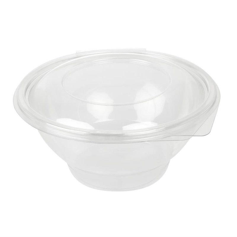 Whites Faerch Contour recyclebare kommen met deksel 1000ml (200 stuks)
