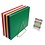 Hygiplas Hygiplas HDPE snijplanken set met rek en kleurcodekaart 610x455x25mm | Set van 6