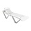 Resol witte ligstoelen (4 stuks)