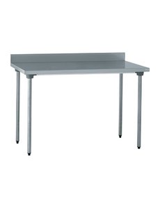 Tournus Werktafel met achteropstand RVS | 100x70xH90 cm.