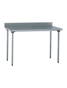 Tournus Werktafel met achteropstand RVS | 120x70xH90 cm.