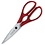 Victorinox Victorinox RVS schaar met rood nylon handvat