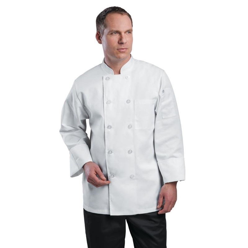 Chef Works Chef Works Le Mans unisex koksbuis wit S, foto 2 van 6