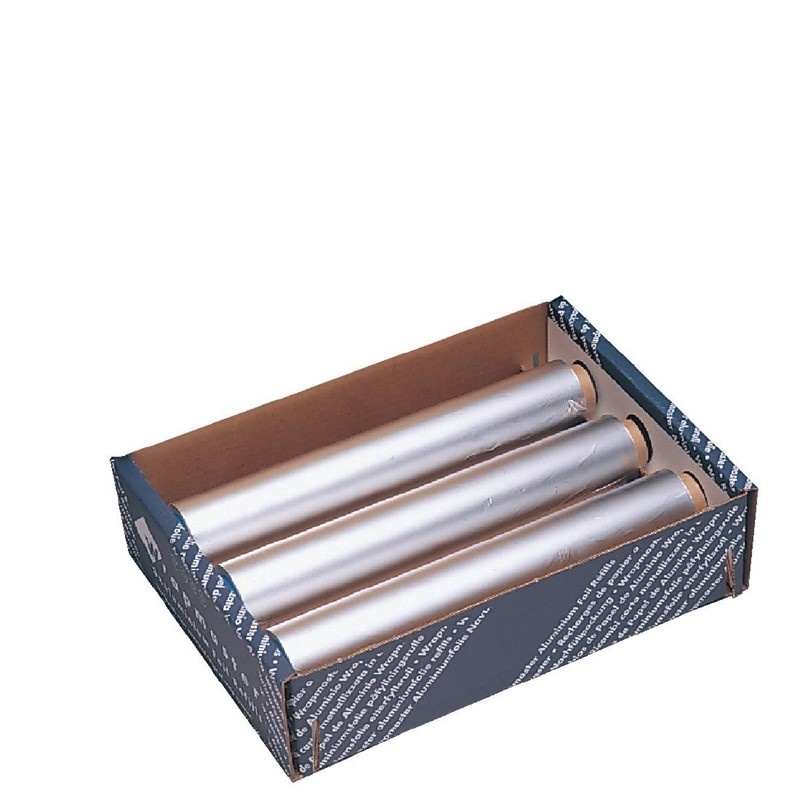 Wrapmaster Wrapmaster aluminiumfolie navulling 30cm x 90m (3 stuks), foto 2 van 2