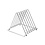 Hygiplas Hygiplas HDPE snijplanken set met rek en kleurcodekaart 610x455x25mm | Set van 6