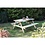 Rowlinson Rowlinson Houten picknicktafel | 150x150xH70 cm. | Tot 6 personen