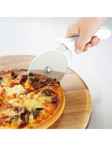 Hygiplas RVS pizzawiel wit Ø10 cm.