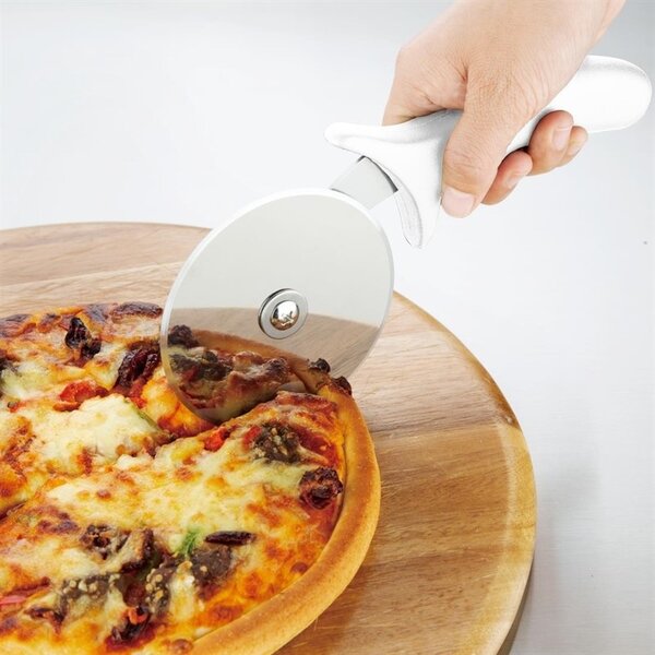 Hygiplas Hygiplas RVS pizzawiel wit 10cm